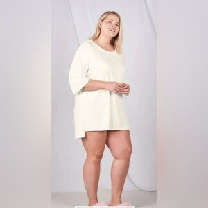 L/XL New! FACEPLANT BAMBOO AND ORGANIC COTTON OVERSIZED BOYFRIEND TEE